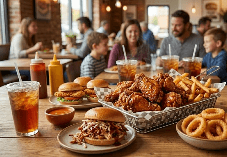 family-friendly fast food Aurora IL