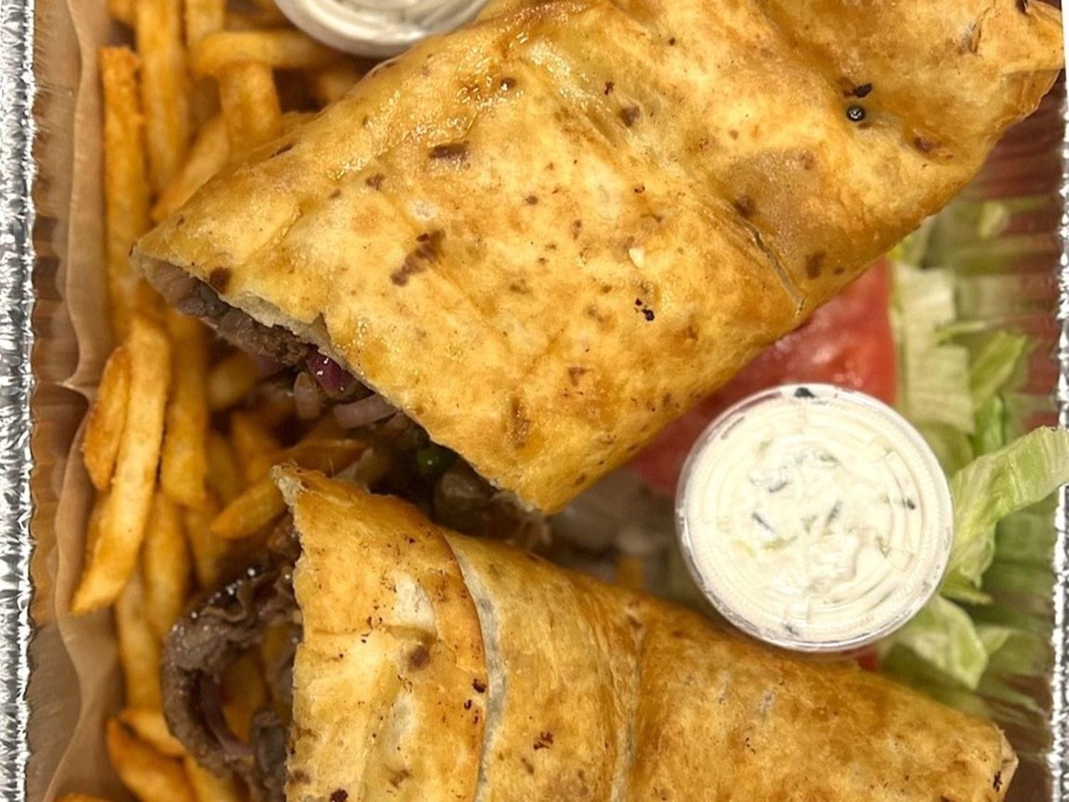 Crispy Gym Shoe sandwich from Mayo Grill in Aurora