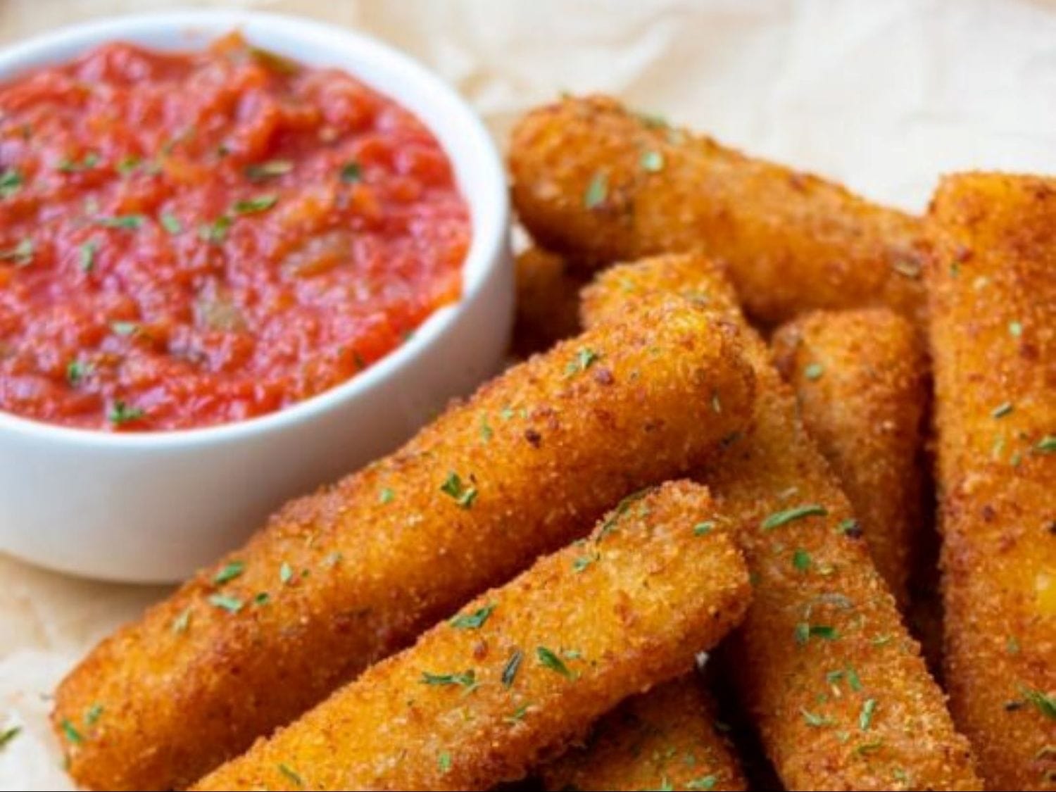 Mozzarella sticks from Mayo Grill near Batavia IL