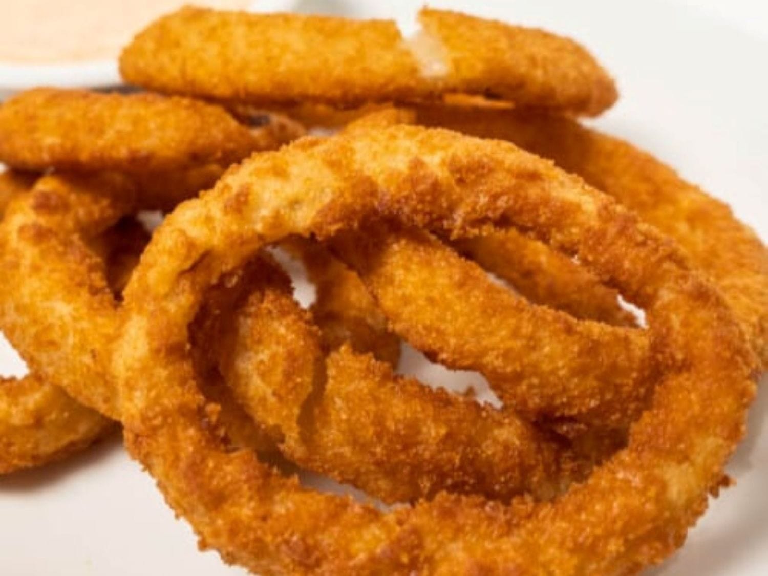 Onion rings from Mayo Grill near Batavia IL