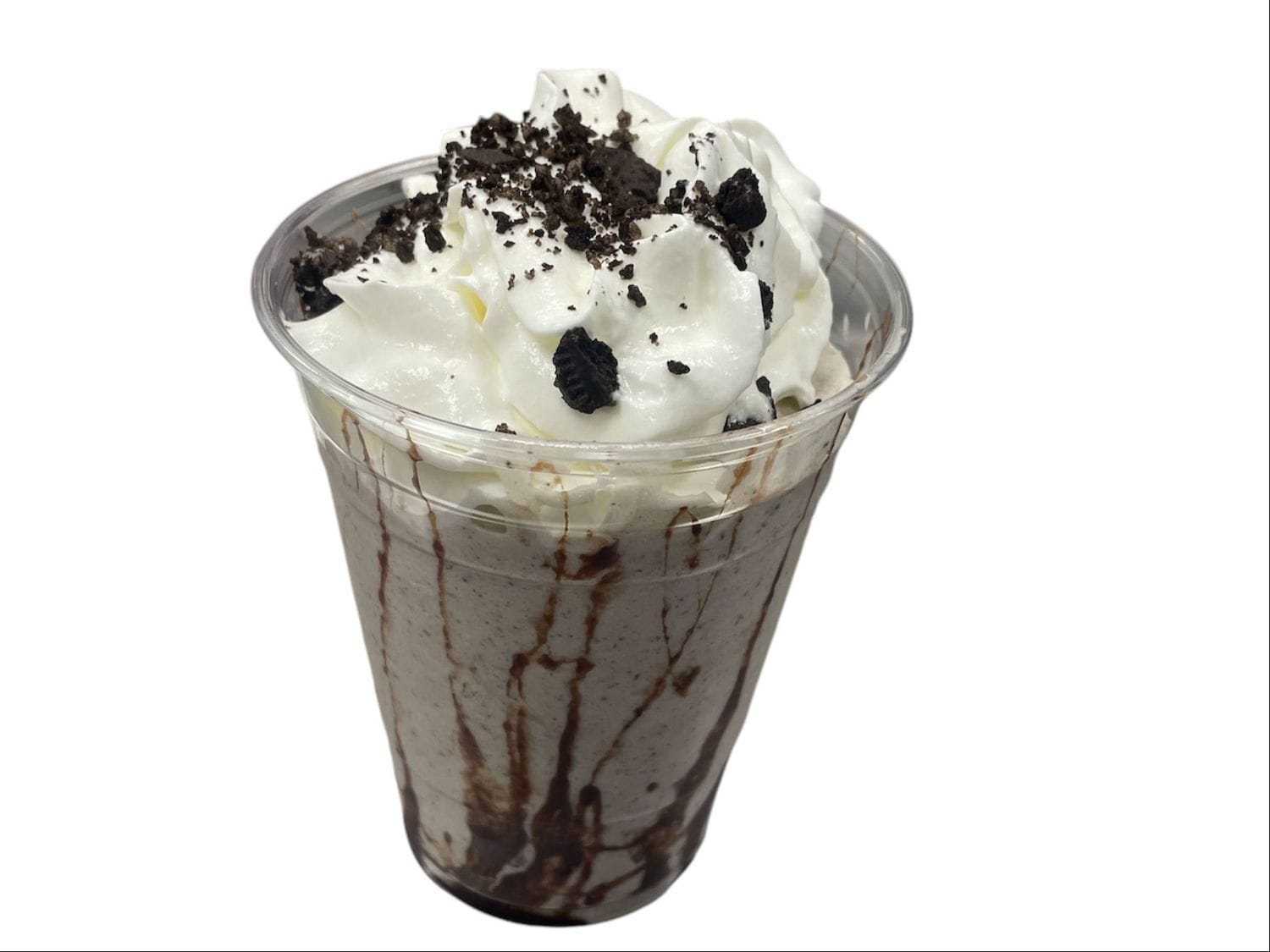 Oreo milkshake available for takeout from Mayo Grill