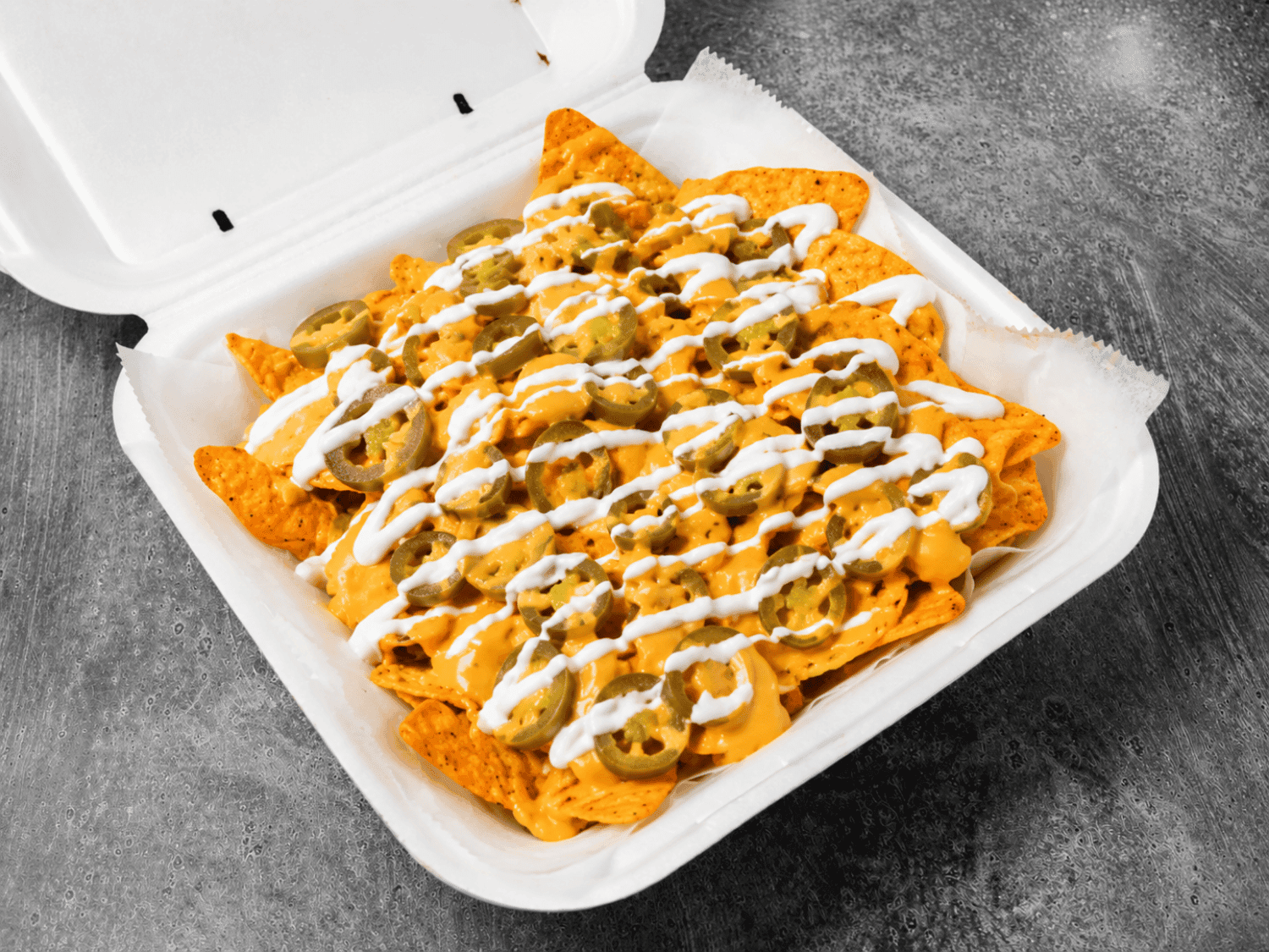 Cheese nachos from Mayo Grill in Aurora IL