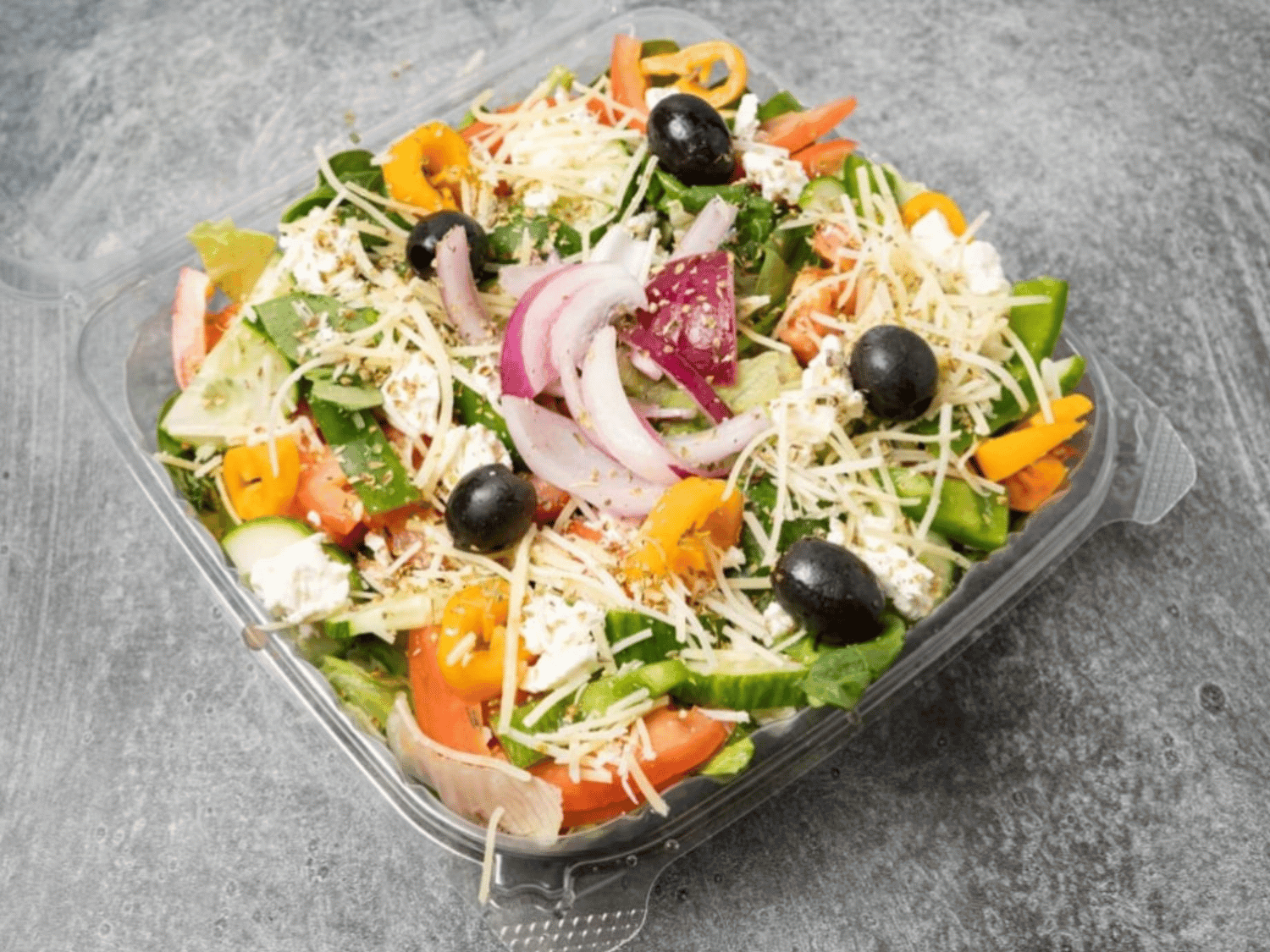 Greek salad from Mayo Grill in Aurora IL